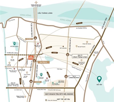 Tây Hồ Tây: Động lực từ metro, bất động sản tiếp đà bứt phá