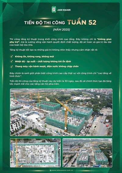 Bản tin công trường dự án Jade Square [Số 6] 
