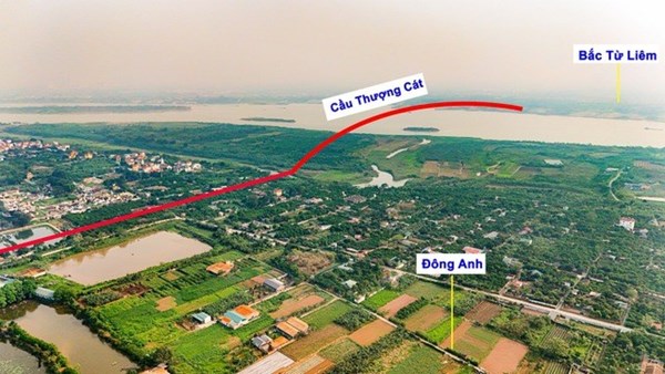 "Siêu cầu'' hơn 7.300 tỷ bắc qua sông Hồng, rộng 8 làn xe được khởi công ngày 10/10